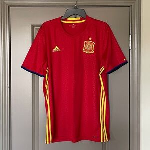 Spain Home Jersey from Adidas with Climacool